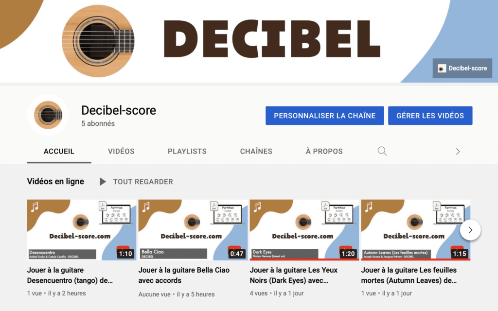 YouTube Decibel