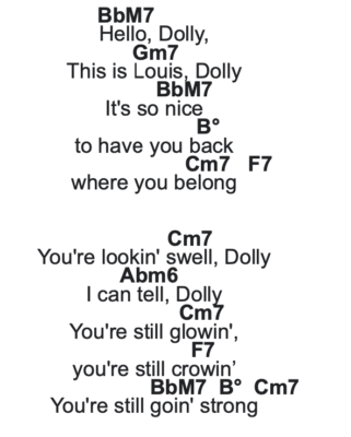 letra Hello Dolly