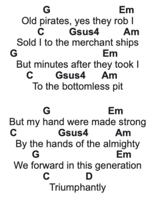 guitar chords for redemption song