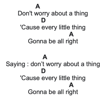 lyrics three little birds