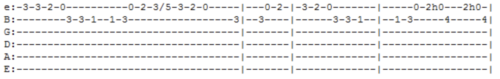 guitar tab