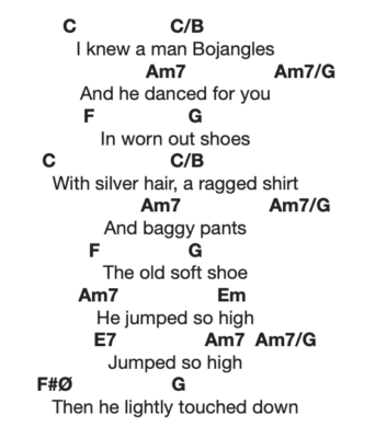 mr Bojangles lyrics