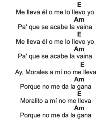 la gota fria lyrics