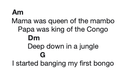 bongo bong lyrics