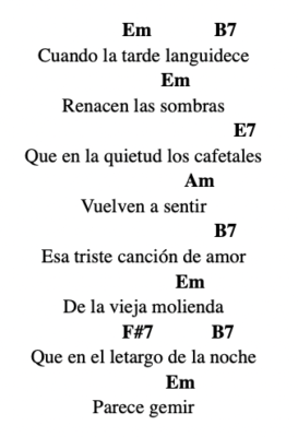 moliendo café lyrics